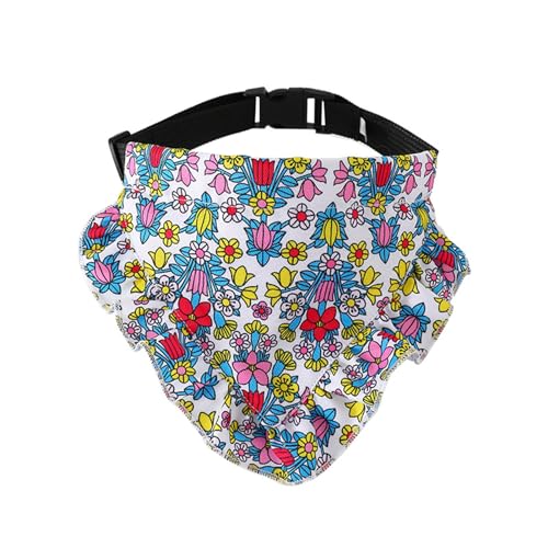 Qiebenav Niedliches Haustierhalsband, Blumenmuster, bequem, verstellbar, modisch, langlebig, verschleißfest, lichtecht, elegant, weich, leicht, perfekte Farbe, Größe L Qiebenav Niedliches Haustierhalsband, Blumenmuster, bequem, verstellbar, modisch, langlebig, verschleißfest, lichtecht, elegant, weich, leicht, perfekte Farbe, Größe L von Qiebenav