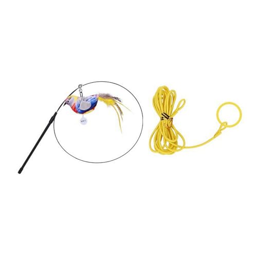 Qiebenav Unterhaltsames Katzenspielzeug mit klingender Bewegung, weiches Stoffspielzeug, hier ist ein Vorschlag für einen Produkttitel, interaktives, bissfestes Set, Sound Yellow 2 Qiebenav Unterhaltsames Katzenspielzeug mit klingender Bewegung, weiches Stoffspielzeug, hier ist ein Vorschlag für einen Produkttitel, interaktives, bissfestes Set, Sound Yellow 2 von Qiebenav