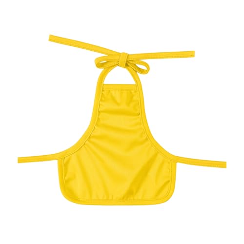 Qiebenav Waschbares Haustier-Bauchband, Halter, verstellbarer Gurt für Hunde, atmungsaktiv, bequem, schützender Bauch, Hund, Gelb, Größe L von Qiebenav
