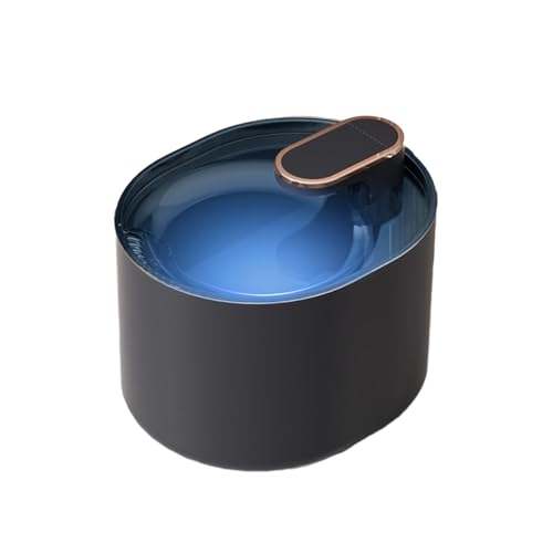 Qiebenav Wasserspender für Hunde, leiser Haustierbrunnen Sure Here e's A Product Title for 3L Automatic Ultra Drinking Usb Cats Electric Mute Dark Blue von Qiebenav