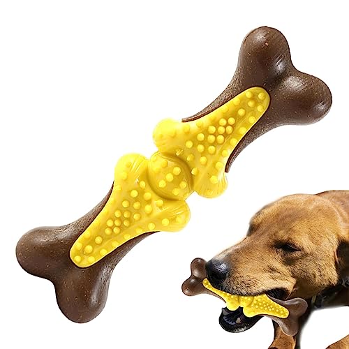 Qihuyi Kausnacks für Welpen zum Zahnen,Langlebiges Hundekauspielzeug aus Welpenknochen | Kauspielzeug für Hunde, Spielzeug zur Bereicherung für Hunde, Welpenzubehör, Hundespielzeug für kleine von Qihuyi