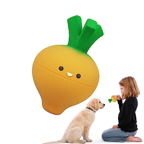 Qihuyi Quietschendes Hundespielzeug für große Hunde | Gemüse-Kauspielzeug für Welpen,Latex-Haustierspielzeug, lustiges, farbenfrohes, interaktives Spiel für kleine, mittelgroße und große Hunde von Qihuyi