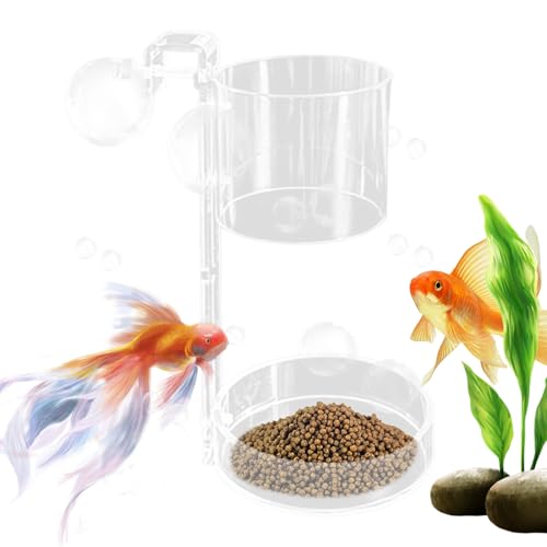 Aquarium Futterschale Schwimmend Und Sinkend - Futternapf Für Aquarium | Futterbehälter Für Kleinere Räume Zuhause Arbeitsplatz Wohnzimmer Hobbyisten Aquarium Futterschale Schwimmend Und Sinkend - Futternapf Für Aquarium | Futterbehälter Für Kleinere Räume Zuhause Arbeitsplatz Wohnzimmer Hobbyisten von Qikam