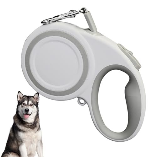 Einziehbare Hundeseilschnur,Hundeseil einziehbar - Automatisches Hundeseil mit reflektierendem Streifen für Sicherheit - Ergonomischer ausziehbarer Hundeseil-Welpengeschirrgürtel für den Rasen- Qikam von Qikam