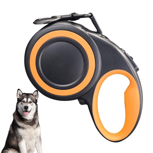 Einziehbarer Hundegürtel, einziehbare Hundeseilschnur | Automatisches Hundeseil mit reflektierendem Streifen für Sicherheit - Ergonomischer ausziehbarer Hundeseil-Welpengeschirrgürtel für den Qikam von Qikam