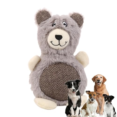 Qikam Gefüllte Hundespielzeuge, Stofftiere für Hunde - Tierförmiges Plüsch-Hundespielzeug | Interaktives Welpen-Komfortspielzeug, hübscher Hunde-Beißplüsch für kleine und mittelgroße Hunde Qikam Gefüllte Hundespielzeuge, Stofftiere für Hunde - Tierförmiges Plüsch-Hundespielzeug | Interaktives Welpen-Komfortspielzeug, hübscher Hunde-Beißplüsch für kleine und mittelgroße Hunde von Qikam