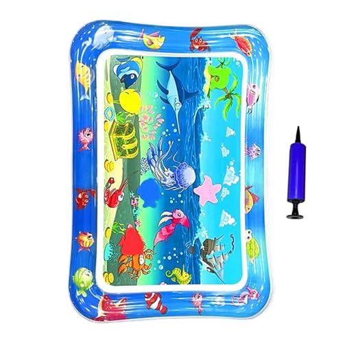 Qikam Katzen Wassermatte Spielmatte - 66x47 cm Aufblasbare Wasser Sinnesmatte | Kühlende wasserdichte Interaktive rutschfeste Kratzfläche Für Reisen Draußen Welpen Kätzchen Qikam Katzen Wassermatte Spielmatte - 66x47 cm Aufblasbare Wasser Sinnesmatte | Kühlende wasserdichte Interaktive rutschfeste Kratzfläche Für Reisen Draußen Welpen Kätzchen von Qikam