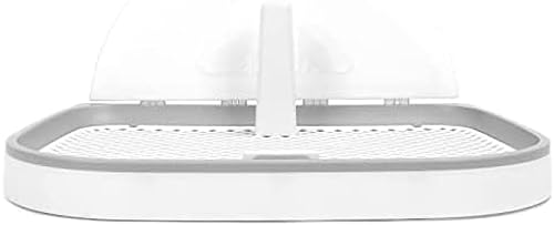 Hundetöpfchen-Tablett, tragbarer Halter, Haustier-Töpfchen mit Wandabdeckung, abnehmbares Welpen-PIPI-Pad für den Innenbereich, grau Hundetöpfchen-Tablett, tragbarer Halter, Haustier-Töpfchen mit Wandabdeckung, abnehmbares Welpen-PIPI-Pad für den Innenbereich, grau von Qingingg
