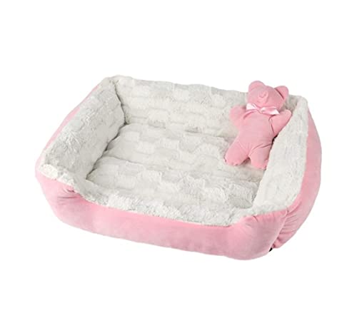 Katzenbett Kätzchen Bett Katzenbettwäsche Hundebett Katzenbetten Haustier Bett warm warmer Kuschler Zwinger weiche Welpensofa Haustierbett kreative warme Katze Kissen weiche Haustierkissen Höhle von Qinhaixi