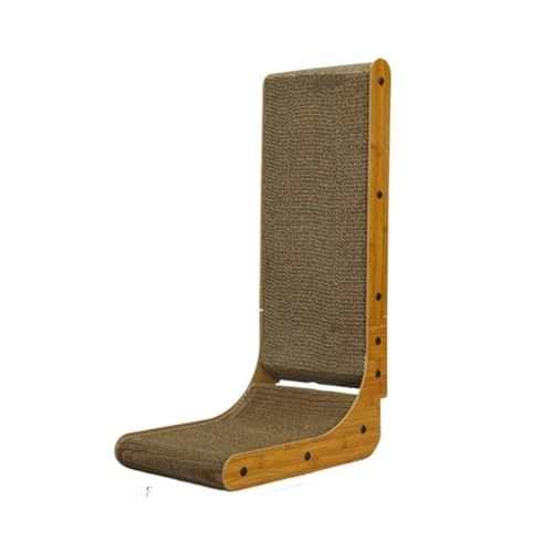 Katzenkratzen Möbel, Wellpapier L Form Katzenkratzer Vertikales Katzenkratzer für Innenkatzenzubehör für Katzen (70 x 40 x 28 cm) von Qinhaixi