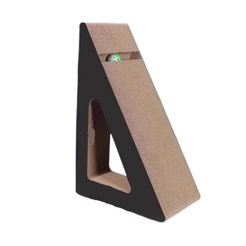 Katzenkratzermöbel, Katzenkratzer Dreieck Katzenkratzer Kratzer für Innenkatzen recycelbare Katzenkratzerzubehör für Katzen (55x37x24cm) von Qinhaixi