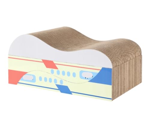 Katzenkratzermöbel, Katzenkratzer Katze Kratzer für Innenkatzen Hochfestes Wellblatt -Pappzubehör für Katzen Katzenkratzermöbel, Katzenkratzer Katze Kratzer für Innenkatzen Hochfestes Wellblatt -Pappzubehör für Katzen von Qinhaixi