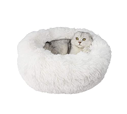 Qinhaixi Katzenbett Kätzchen Bett Kunstpelz Haustier Bett, waschbares Plüsch Donut Hunde Katzenbett Tiefe Schlaf weiche Kissen Bequeme warme Katze Höhle Haustierkissen Höhle Qinhaixi Katzenbett Kätzchen Bett Kunstpelz Haustier Bett, waschbares Plüsch Donut Hunde Katzenbett Tiefe Schlaf weiche Kissen Bequeme warme Katze Höhle Haustierkissen Höhle von Qinhaixi