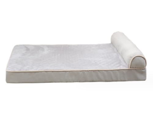 Qinhaixi Katzenbettkätzchen -Bett Haustierbetten für extra große Hunde Flauschige gemütliche Zwingerpolster Waschbar Hundekiste Kissen Kante Design Haustierkissen Höhle (B, 50 * 40 * 11 cm) von Qinhaixi
