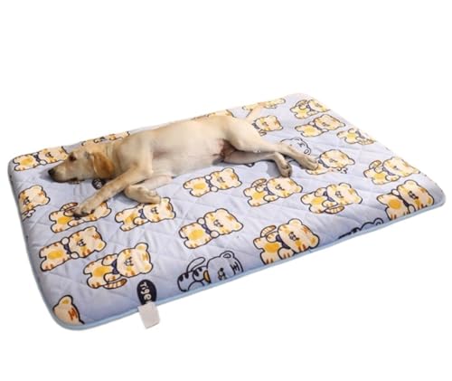 Qinhaixi Katzenbettkätzchen Betthundbetten kauen Beweis Hundekiste für Aggressive Kauschlüsselmaschinenwaschable Hundematte für Kiste Haustierkissen Höhle (a, 70 * 55 cm) von Qinhaixi