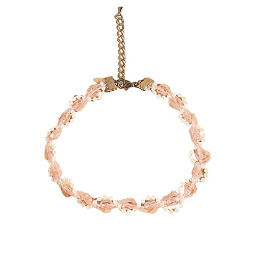 Qinlenyan Bequemes Haustierhalsband, weich, atmungsaktiv, mit gerüschtem Rand, Kunstperlenstickerei, verstellbare Passform, Haustierzubehör für Hunde, Katzen, Rosa, Weiß, S Qinlenyan Bequemes Haustierhalsband, weich, atmungsaktiv, mit gerüschtem Rand, Kunstperlenstickerei, verstellbare Passform, Haustierzubehör für Hunde, Katzen, Rosa, Weiß, S von Qinlenyan