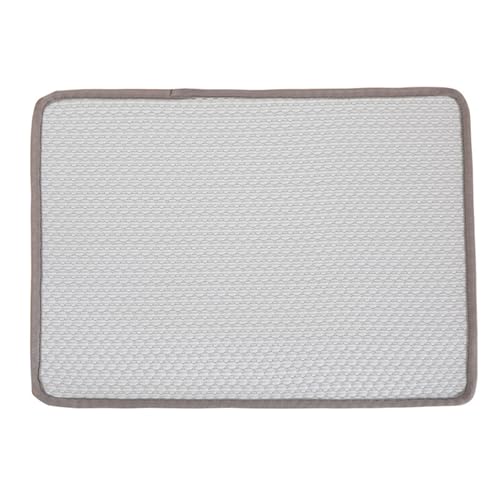 Qinlenyan Haustier-Sommerdecke, feuchtigkeitsableitend, selbstkühlende Hundematte, Belüftung, Beige, Größe M Qinlenyan Haustier-Sommerdecke, feuchtigkeitsableitend, selbstkühlende Hundematte, Belüftung, Beige, Größe M von Qinlenyan