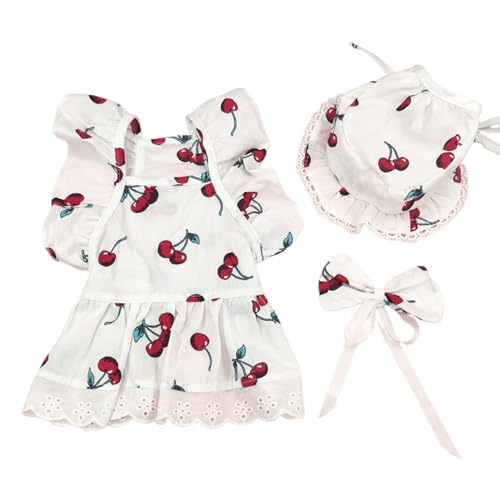 Qinlenyan Haustierkleid, Blumendesign, niedliches Hundehüte, Blumenmuster, Haustierkleid-Set für kleine Hunde und Katzen, inklusive Geschirr, Hut, Fliege, perfekt für Geburtstage, besondere Anlässe, Qinlenyan Haustierkleid, Blumendesign, niedliches Hundehüte, Blumenmuster, Haustierkleid-Set für kleine Hunde und Katzen, inklusive Geschirr, Hut, Fliege, perfekt für Geburtstage, besondere Anlässe, von Qinlenyan