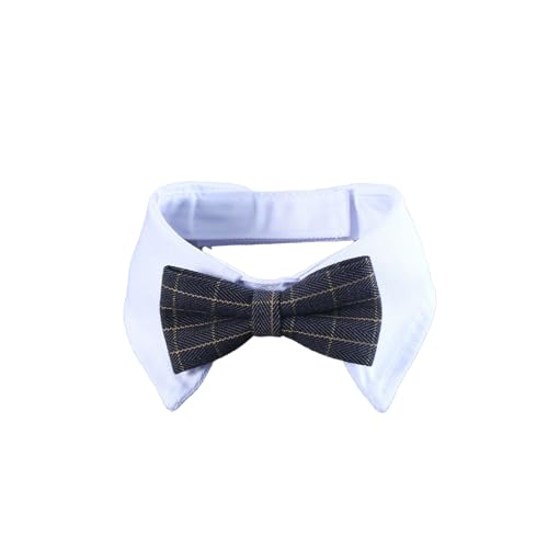 Qinlenyan Hundehalsband mit Schleife, verstellbar, Grau, Größe 2XL Qinlenyan Hundehalsband mit Schleife, verstellbar, Grau, Größe 2XL von Qinlenyan