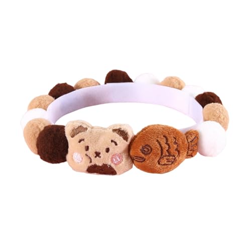 Qinlenyan Katzenhalsband, schönes Haustier-Halsband, Foto-Requisite, Tier-Design, gemütlicher Baumwollbär, Größe S Qinlenyan Katzenhalsband, schönes Haustier-Halsband, Foto-Requisite, Tier-Design, gemütlicher Baumwollbär, Größe S von Qinlenyan