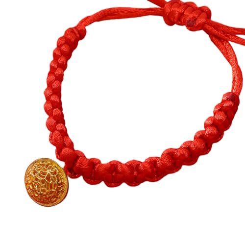 Qinlenyan Lucky Red Hundehalsband mit chinesischen Elementen, Seil, chinesisch inspiriertes, handgewebtes Design, bequem, verstellbar, lange Lebensdauer, Dunkelrot Qinlenyan Lucky Red Hundehalsband mit chinesischen Elementen, Seil, chinesisch inspiriertes, handgewebtes Design, bequem, verstellbar, lange Lebensdauer, Dunkelrot von Qinlenyan