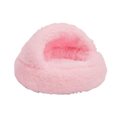 Qinlenyan Niedliches Haustierbett, einfacher Stil, Haustiernest für Meerschweinchen, Igel, Eichhörnchen, gemütlich, bunte Farben, Hamsterversteck Schlafplatz, Rosa, Größe M Qinlenyan Niedliches Haustierbett, einfacher Stil, Haustiernest für Meerschweinchen, Igel, Eichhörnchen, gemütlich, bunte Farben, Hamsterversteck Schlafplatz, Rosa, Größe M von Qinlenyan