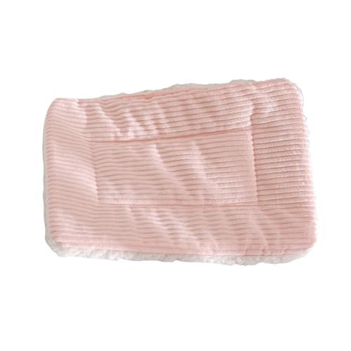Qinlenyan Schlafmatte für kleine Haustiere, Herbst, Hamster, Meerschweinchen, Käfigauskleidung, Bett, Winter, warm, Plüsch-Nestmatte, Tierzubehör für Eichhörnchen, Igel, Chinchilla, Rosa, L Qinlenyan Schlafmatte für kleine Haustiere, Herbst, Hamster, Meerschweinchen, Käfigauskleidung, Bett, Winter, warm, Plüsch-Nestmatte, Tierzubehör für Eichhörnchen, Igel, Chinchilla, Rosa, L von Qinlenyan