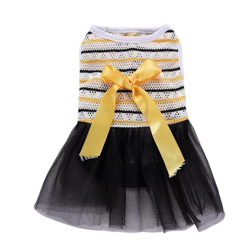 Qinlenyan Sommer-Hundekleid, dekorativ, hübsch, Sommerhund, zweibeinig, gelb, Größe L Qinlenyan Sommer-Hundekleid, dekorativ, hübsch, Sommerhund, zweibeinig, gelb, Größe L von Qinlenyan