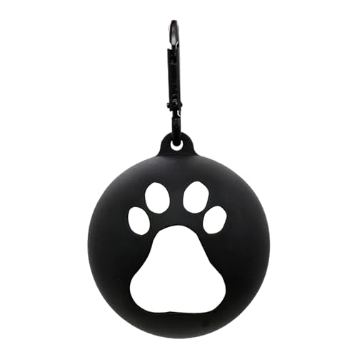 Qinlenyan Welpenballhalter für Haustiere, bequem, freihändiges Tennis, mit Haken, leicht, einfache Installation, Abdeckung, Hundeleinen-Befestigung, perfekt für Zubehör, Schwarz Qinlenyan Welpenballhalter für Haustiere, bequem, freihändiges Tennis, mit Haken, leicht, einfache Installation, Abdeckung, Hundeleinen-Befestigung, perfekt für Zubehör, Schwarz von Qinlenyan