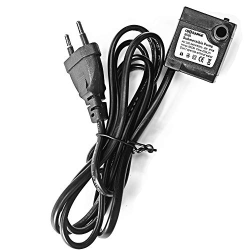 Qiorange Aquariumpumpe Zimmerbrunnen Aquarium Pumpe Wasserpumpe Förderpumpe 220L/H (220L/H A type) von Qiorange