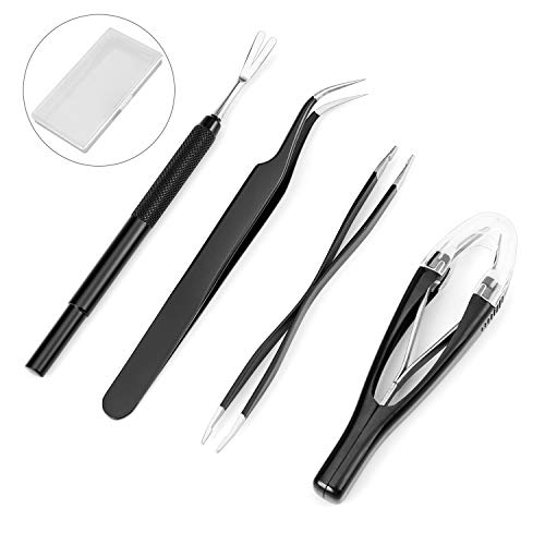 Qisiewell Edelstahl Zeckenentferner Set Schwarz 4er Pack Zeckenzange Zeckenpinzette Zeckenhaken - Zeckenentfernung fur Mensch und Tier Qisiewell Edelstahl Zeckenentferner Set Schwarz 4er Pack Zeckenzange Zeckenpinzette Zeckenhaken - Zeckenentfernung fur Mensch und Tier von Qisiewell