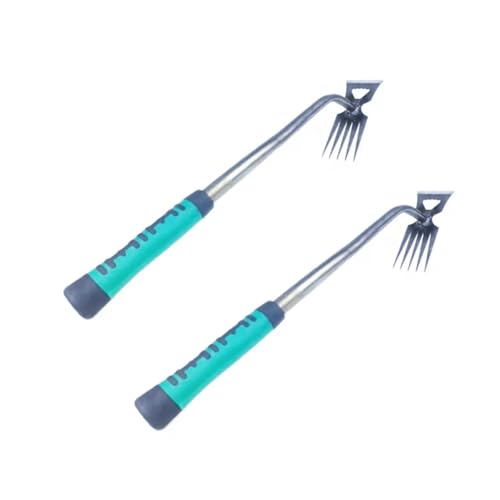 Qivine 2 Stück Unkraut Entferner Gerät mit Scharfen Zähnen, Kinderleichtes Entfernen von Unkraut, Unkrautstecher Zinken-Geometrie, Stabil & Robust, Unkrauthacke für Gras Graben Umpflanzen (5 Zinken) Qivine 2 Stück Unkraut Entferner Gerät mit Scharfen Zähnen, Kinderleichtes Entfernen von Unkraut, Unkrautstecher Zinken-Geometrie, Stabil & Robust, Unkrauthacke für Gras Graben Umpflanzen (5 Zinken) von Qivine