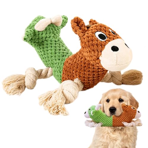 Qiwieod Quietschendes Hundespielzeug aus Seil, weiches Kauseil für Hunde,Hundekauspielzeug aus Seil für kleine Hunde - Quietschendes Welpen-Kauspielzeug, Seil-Hundespielzeug, Kauspielzeug für kleine Qiwieod Quietschendes Hundespielzeug aus Seil, weiches Kauseil für Hunde,Hundekauspielzeug aus Seil für kleine Hunde - Quietschendes Welpen-Kauspielzeug, Seil-Hundespielzeug, Kauspielzeug für kleine von Qiwieod