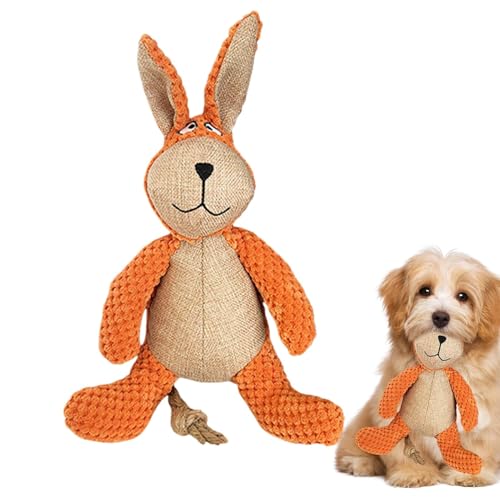Qiwieod Quietschendes Plüsch-Hundespielzeug, Plüschspielzeug für Aggressive Kauhunde, Plüsch-Welpenspielzeug, Unzerstörbares Hundespielzeug, quietschendes Hundespielzeug gegen Langeweile für große, Qiwieod Quietschendes Plüsch-Hundespielzeug, Plüschspielzeug für Aggressive Kauhunde, Plüsch-Welpenspielzeug, Unzerstörbares Hundespielzeug, quietschendes Hundespielzeug gegen Langeweile für große, von Qiwieod