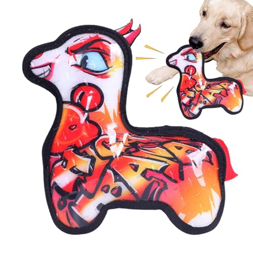 Qiwieod Quietschendes Spielzeug für Hunde, Quietschendes interaktives Hundespielzeug | Kauspielzeug für Welpen zum Zahnen | Zahnreinigungs-Kauspielzeug, interaktives Welpenspielzeug, Qiwieod Quietschendes Spielzeug für Hunde, Quietschendes interaktives Hundespielzeug | Kauspielzeug für Welpen zum Zahnen | Zahnreinigungs-Kauspielzeug, interaktives Welpenspielzeug, von Qiwieod