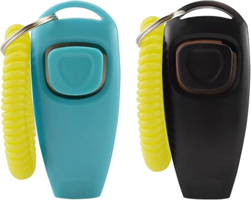 Qiyuting Hundeflüsterer - 2 Hundetrainingsflüsterer mit 2-in-1-Profi-Set, Haustier-Trainingsgerät mit Knöpfen Qiyuting Hundeflüsterer - 2 Hundetrainingsflüsterer mit 2-in-1-Profi-Set, Haustier-Trainingsgerät mit Knöpfen von Qiyuting