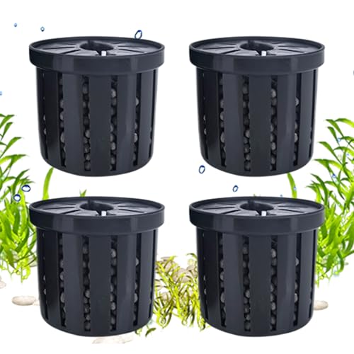 Aquarium Pflanzenhalter | Netzkorb für Aquarienpflanzen | 4 Stück Hydrokulturhalter für Aquarien, Wasserdéko für Wohnung Hotel Restaurant Geschäfte Aquarium Pflanzenhalter | Netzkorb für Aquarienpflanzen | 4 Stück Hydrokulturhalter für Aquarien, Wasserdéko für Wohnung Hotel Restaurant Geschäfte von Qizeroty