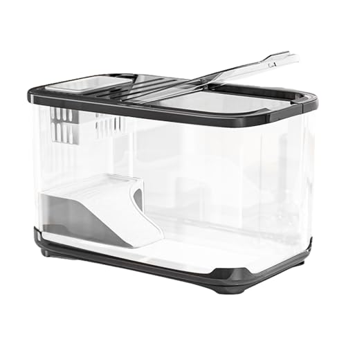 Betta Fischbecken Set Belüftet - Aquarium Fischbecken | Mit Stufenbehälter für Wasserpflanzen Deko Kies Süßwasser Landschaftsgestaltung Betta Fischbecken Set Belüftet - Aquarium Fischbecken | Mit Stufenbehälter für Wasserpflanzen Deko Kies Süßwasser Landschaftsgestaltung von Qizeroty