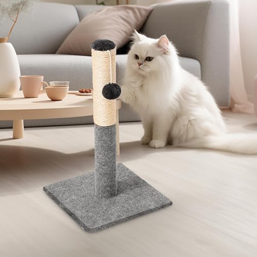 Kratzbrett - Sisal Klein - Klettermöbel Für Katzen Mit Abnehmbarem Spielball Gegen Langeweile Für Zuhause Garten Urlaub Kratzbrett - Sisal Klein - Klettermöbel Für Katzen Mit Abnehmbarem Spielball Gegen Langeweile Für Zuhause Garten Urlaub von Qizeroty