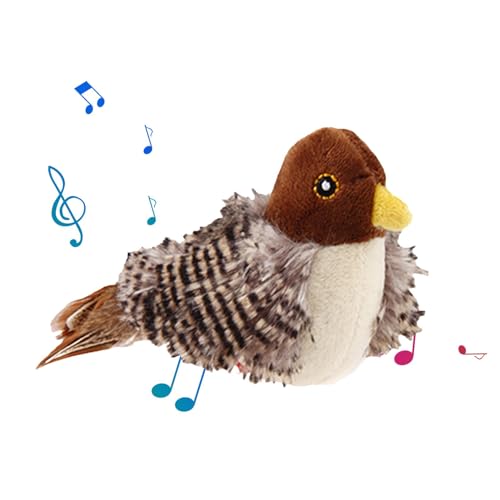 Qizeroty Fliegendes Vogelspielzeug Für Katzen, Interaktives Haustiervogel Katzenspielzeug Mit Realistischen Simulationsvogelgeräuschen Für Hauskatzen Zum Jagen, Kauen Und Spielen Qizeroty Fliegendes Vogelspielzeug Für Katzen, Interaktives Haustiervogel Katzenspielzeug Mit Realistischen Simulationsvogelgeräuschen Für Hauskatzen Zum Jagen, Kauen Und Spielen von Qizeroty