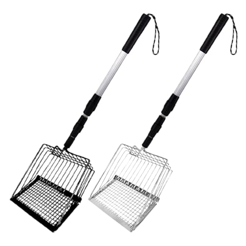 Qizeroty Müllschugel, Katzenstreu Scoop | Langstudsige Cat Müllschaufel | Ergonomische Weitmäul-Pooper-Sifter für Haushaltsrangierer-Haustierpflege im Freien Qizeroty Müllschugel, Katzenstreu Scoop | Langstudsige Cat Müllschaufel | Ergonomische Weitmäul-Pooper-Sifter für Haushaltsrangierer-Haustierpflege im Freien von Qizeroty