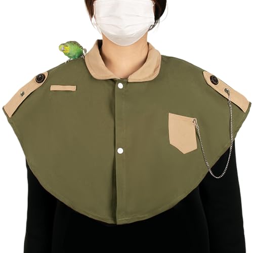 Qizeroty Vogel Schulter KOT Schutz,Beißfester Schultertuch für Sittiche - Beißschutz Für Sittiche Und Fütterung Mit Tasche Graupapageien Aras Finken Sonnenvögel Training Outdoor Qizeroty Vogel Schulter KOT Schutz,Beißfester Schultertuch für Sittiche - Beißschutz Für Sittiche Und Fütterung Mit Tasche Graupapageien Aras Finken Sonnenvögel Training Outdoor von Qizeroty