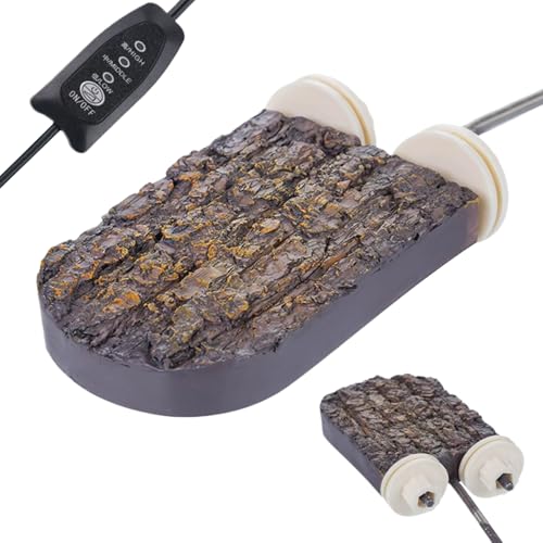 Qkbuza Beheizter Vogel Sitz Harz Heizplattform Für Vogelstangen 8 X 15 cm Mit USB -Kabel Warmes Standbrett, Käfigzubehör, Übungsspielzeug Für Haustiere, Wellensittiche, Sittiche von Qkbuza