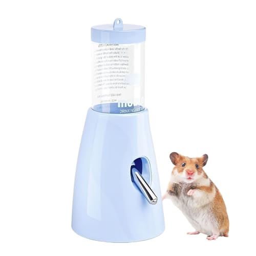 Qkbuza Hamster Trinkflasche,Hamster Wasserspender mit Halterung | 80ml Bodenlose Auslaufsichere Flasche Für Hamster Mäuse Eichhörnchen Igel Kaninchen Qkbuza Hamster Trinkflasche,Hamster Wasserspender mit Halterung | 80ml Bodenlose Auslaufsichere Flasche Für Hamster Mäuse Eichhörnchen Igel Kaninchen von Qkbuza