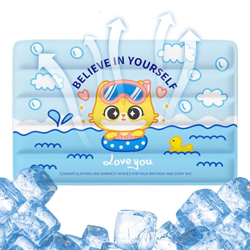 Qkbuza Kühlkissen für Hunde, Kühlmatte für Hunde | Eismatte für Hunde, wasserdichtes Kissen, waschbar, Katzenbett, tragbare Decke, rutschfest, für Sitz Qkbuza Kühlkissen für Hunde, Kühlmatte für Hunde | Eismatte für Hunde, wasserdichtes Kissen, waschbar, Katzenbett, tragbare Decke, rutschfest, für Sitz von Qkbuza