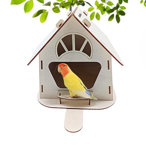 Qkbuza Vogelhaus im Freien, außerhalb von Vogelhäusern | Handgefertigte pädagogische dekorative Vogelhäuser - Interaktive Kunsthandwerk für Kinder Mädchen Studenten Teenager Qkbuza Vogelhaus im Freien, außerhalb von Vogelhäusern | Handgefertigte pädagogische dekorative Vogelhäuser - Interaktive Kunsthandwerk für Kinder Mädchen Studenten Teenager von Qkbuza