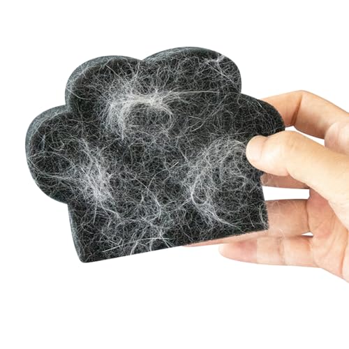 Qkbuza Waschmaschinen Flusenfänger - Haar- Und Fusselfänger Für Wäsche | Wiederverwendbarer Katzenpfoten Design Abfluss-Schutz Für Kleidung Decken Haushalt & Auto von Qkbuza