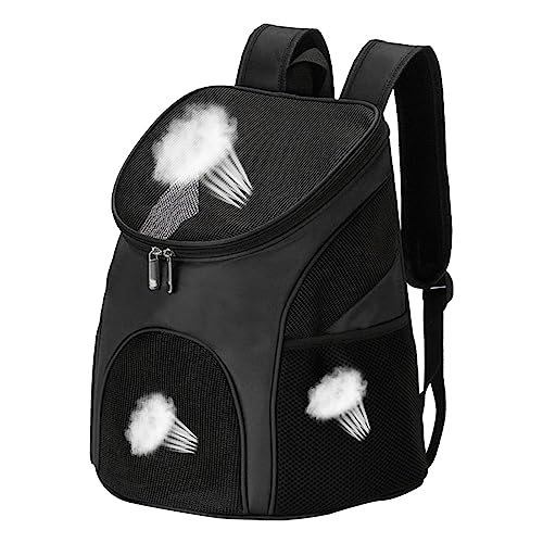 Qmisify Faltbarer Rucksack für Katzen, atmungsaktiv, atmungsaktiv, für Welpen, Transport für Hunde, breiter Schultergurt, stoßfest, tragbar für Reisen Qmisify Faltbarer Rucksack für Katzen, atmungsaktiv, atmungsaktiv, für Welpen, Transport für Hunde, breiter Schultergurt, stoßfest, tragbar für Reisen von Qmisify