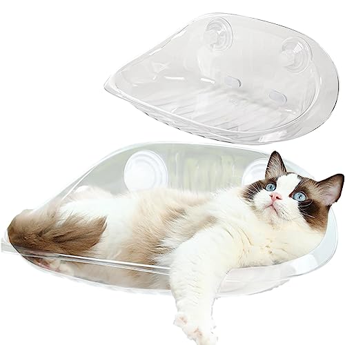Qmisify Wandregal für Katzen zum Schlafen | Wandregale für Katzenmöbel - Möbel zum Schlafen, Saugnapf für Katzenbett, Wandbett, Bett zum Schlafen Qmisify Wandregal für Katzen zum Schlafen | Wandregale für Katzenmöbel - Möbel zum Schlafen, Saugnapf für Katzenbett, Wandbett, Bett zum Schlafen von Qmisify