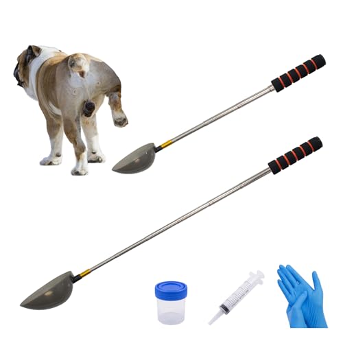 QoTang Haustier Urinsammler,Urin Sammler für Hunde und Katzen,Teleskopischer Urinsammler für Hunde Haustierurinstab Urinprobenfänger wiederverwendbarer Hundeurinsammler von QoTang
